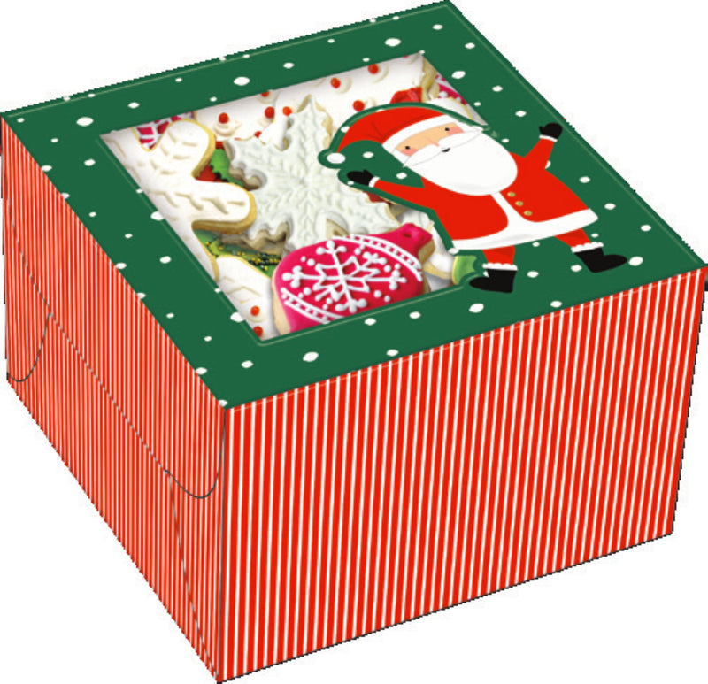 Holiday Square Treat Box 2 Pack - - The Country Christmas Loft