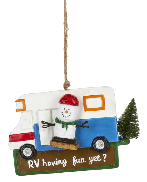 RV Having Fun Yet - Ornament - The Country Christmas Loft