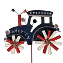 Patriotic Tractor 36 Inch Wind Spinner -