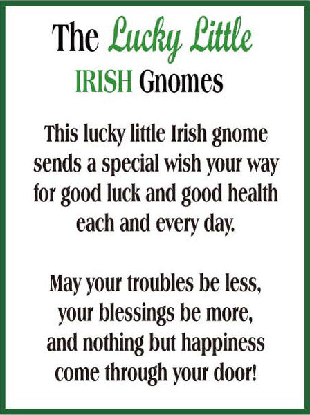 Lucky Little Irish Gnome