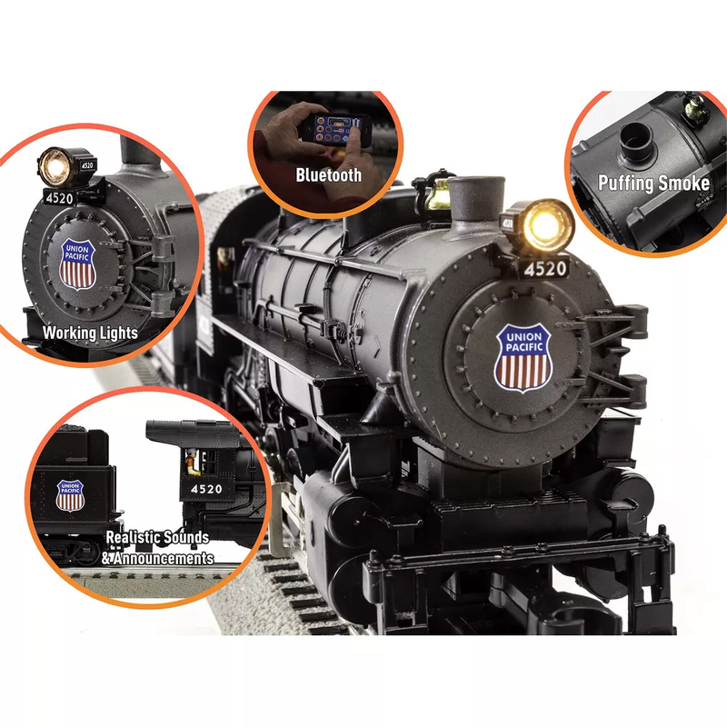 Lionel Union Pacific Flyer - O Gauge - LionChief Train Set with Bluetooth - The Country Christmas Loft