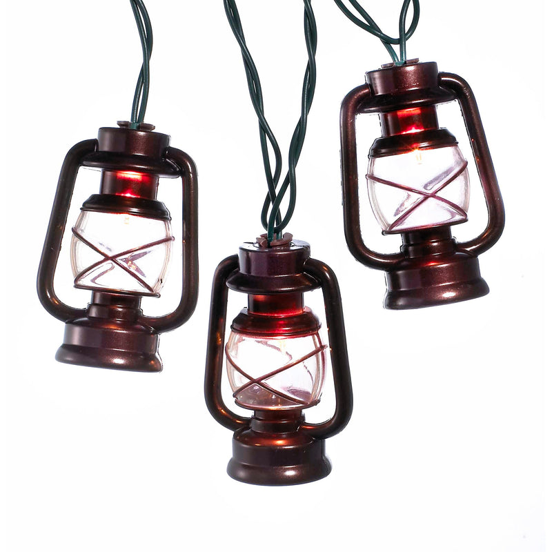Kurt Adler Ul 10-Light Brass Lantern Light Set - The Country Christmas Loft