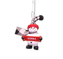 Cozy Snowman Ornament (Letters A - F) - - The Country Christmas Loft