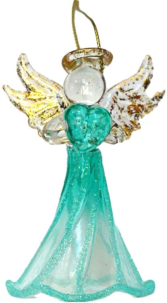 Crystal Birthstone Angel Ornament - December - The Country Christmas Loft