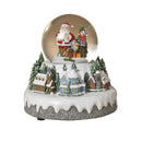 Lighted Musical Spinning Water Globe Village - The Country Christmas Loft