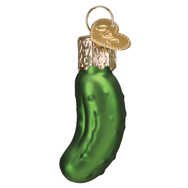 Gumdrop Mini Pickle Glass Ornament