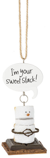 Toasted S'mores Ornament - I'm Your Sweet Stack! - The Country Christmas Loft