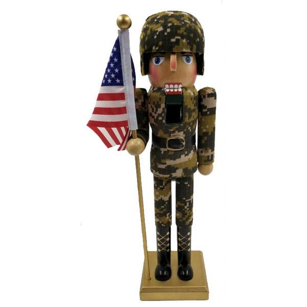 Army Soldier Nutcracker - The Country Christmas Loft