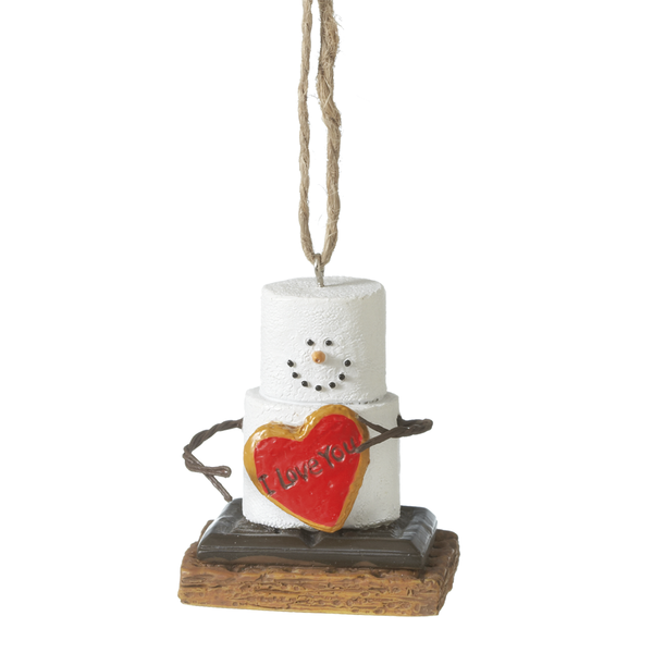 S'mores Ornament - I Love You - The Country Christmas Loft