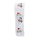 Snowman Double Wire Ribbon - The Country Christmas Loft