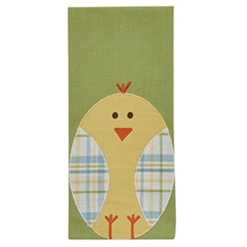 Chick Applique Dishtowel - The Country Christmas Loft