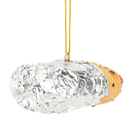 Burrito Wrapped in Tin Foil Food Christmas Ornament - The Country Christmas Loft