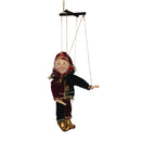 Jacqueline Kent Mini Marionette Ornament - Red and Green - The Country Christmas Loft