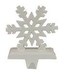White Snowflake  Stocking Hanger - The Country Christmas Loft