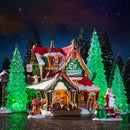 3 Color Crystal Lighted Tree - 4 Piece Set - The Country Christmas Loft