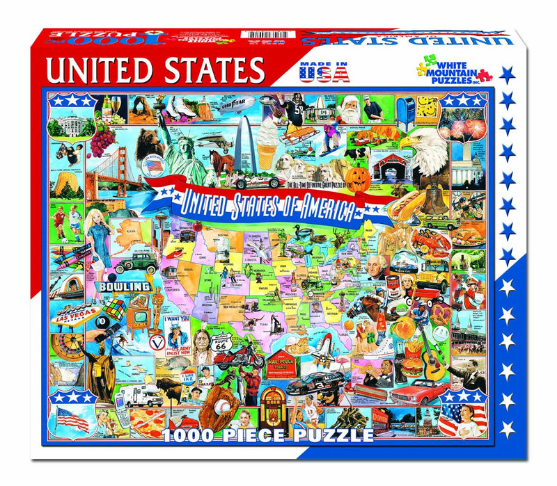 United States of America - 1000 Piece Jigsaw Puzzle - The Country Christmas Loft