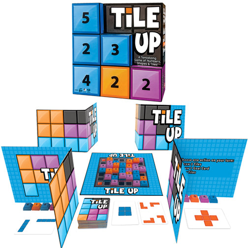 Tile Up - A Tantalizing game of Numbers Shapes and Tiles - The Country Christmas Loft