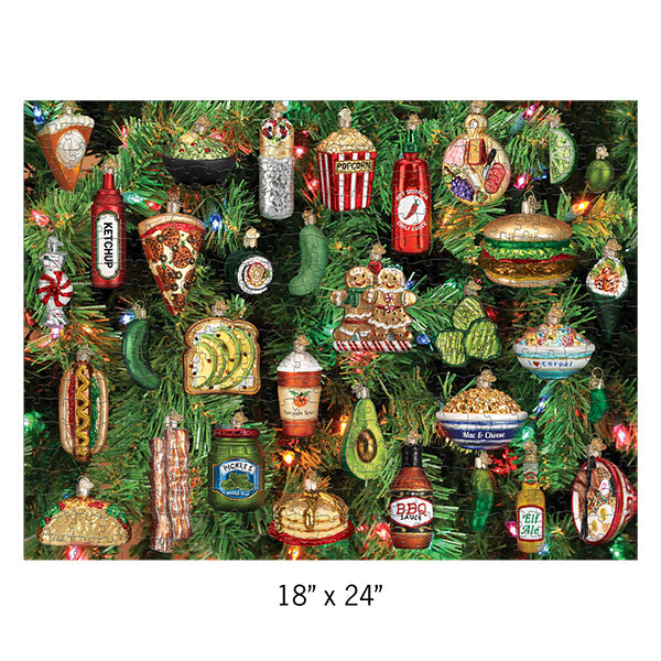 Tasty Christmas Ornaments Puzzle - 500 Pieces - The Country Christmas Loft