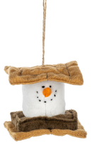 S'more Head Graham Cracker Ornament - The Country Christmas Loft