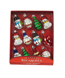 Miniature Shatterproof Ornaments - 12 Piece Box Set - The Country Christmas Loft