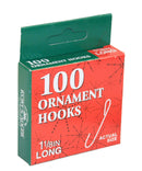 Box of 100 Metal Ornament Hooks - The Country Christmas Loft