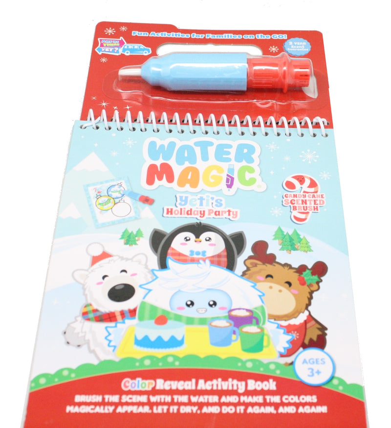 Water Magic Activity Book With Candy Cane Scented Brush