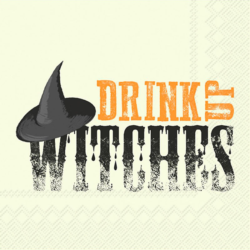 Drink Up Witches Cocktail Napkin - The Country Christmas Loft