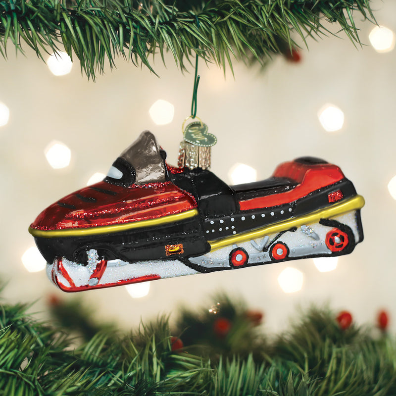 Snowmobile Ornament - The Country Christmas Loft