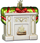 3 inch Holiday Fireplace Ornament - The Country Christmas Loft
