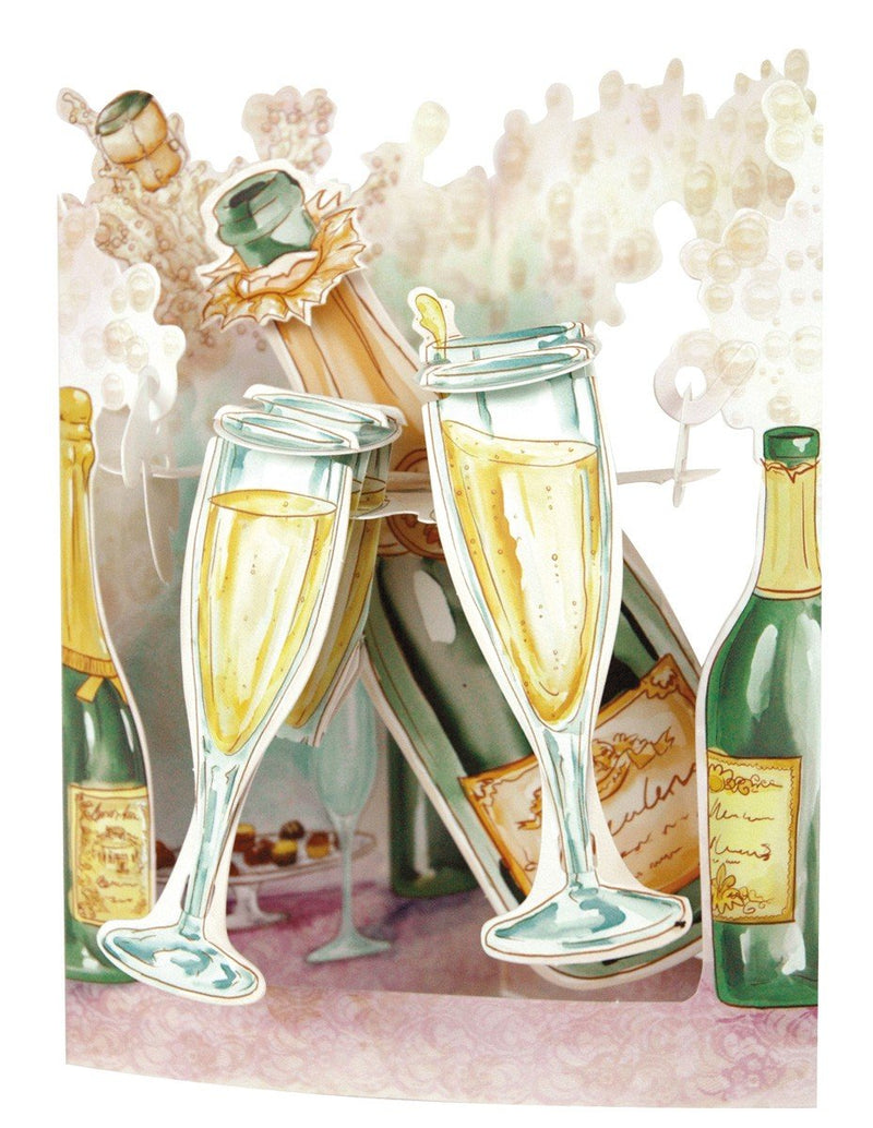 Champagne - Swing Card - The Country Christmas Loft