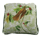 Festive Bird Pillow - Thrush - The Country Christmas Loft