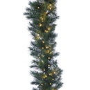 Colorado Spruce Lit Garland - 6 ft. x 12 in - Warm White - The Country Christmas Loft