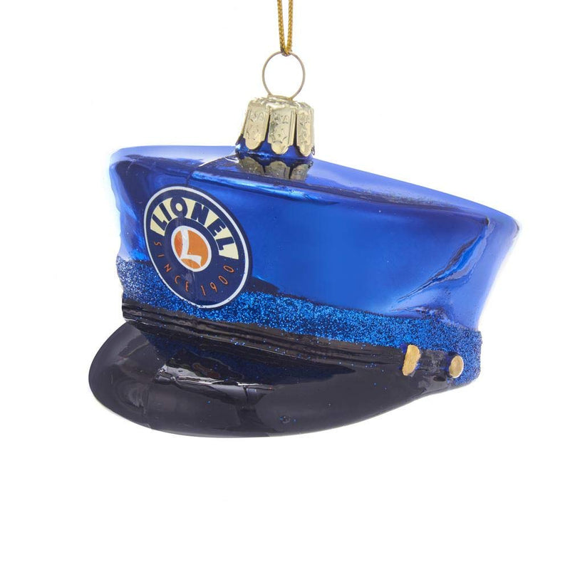 Lionel Glass Conductor Hat Ornament - The Country Christmas Loft