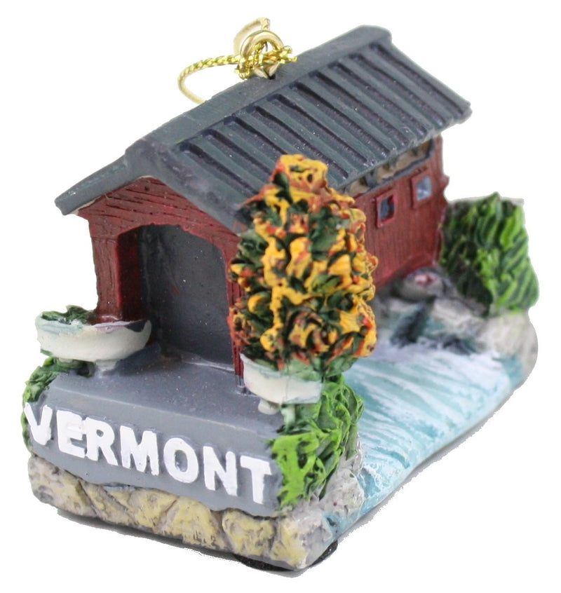 Covered Bridge Ornament - The Country Christmas Loft