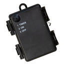 18" Battery-Operated LED Red Poinsettia Wreath - The Country Christmas Loft