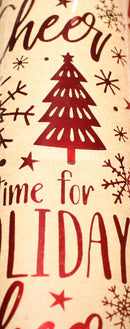 Foil Embossed Kraft Roll Wrap - 30" x 120" - Christmas Notions