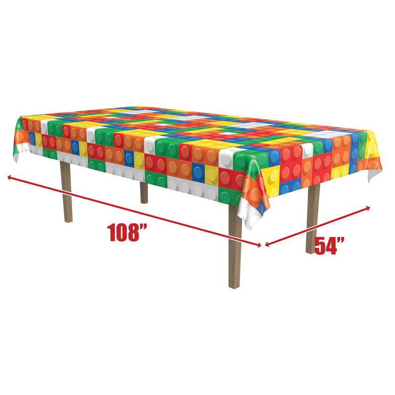 Building Blocks Tablecover - 108 Inch