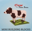 Mini Building Blocks - Farm Series - Cow - The Country Christmas Loft
