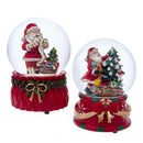 100MM Musical Santa Water Globe - - The Country Christmas Loft
