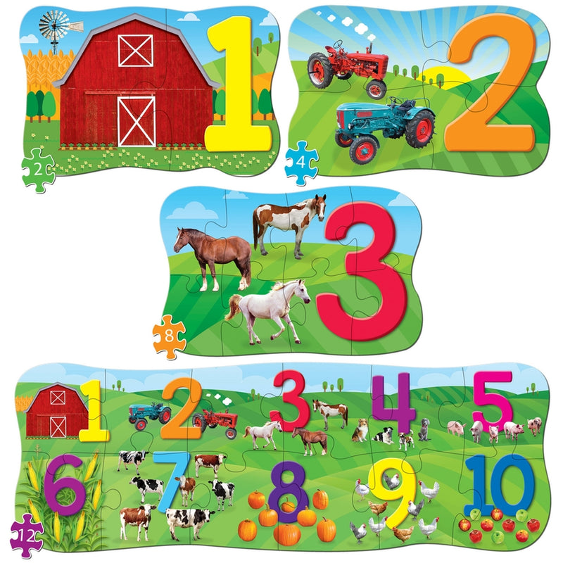 123's - Educational 4-Pack Puzzles