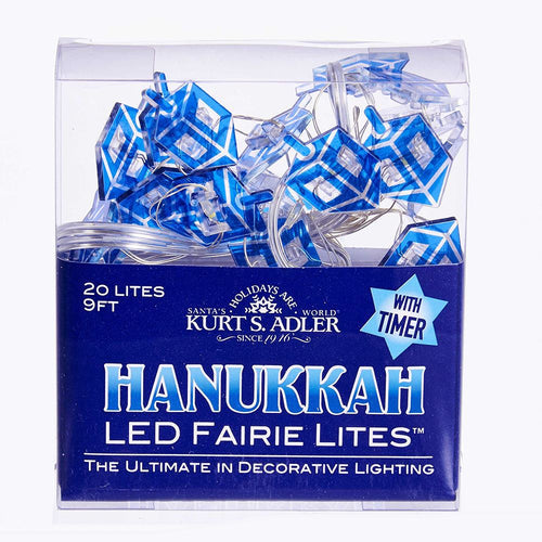 Battery-Operated Hanukkah LED Fairy Light - - The Country Christmas Loft