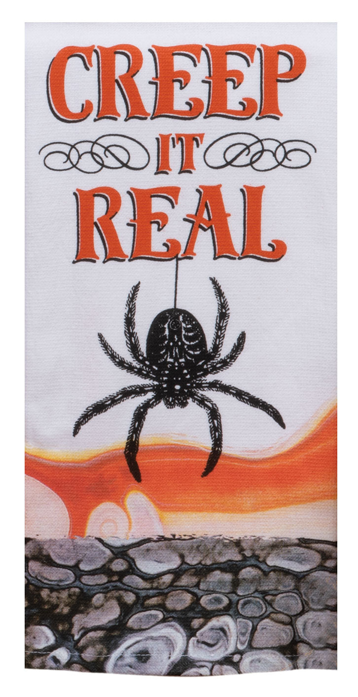 Creep It Real Dual Purpose Terry Towel - The Country Christmas Loft