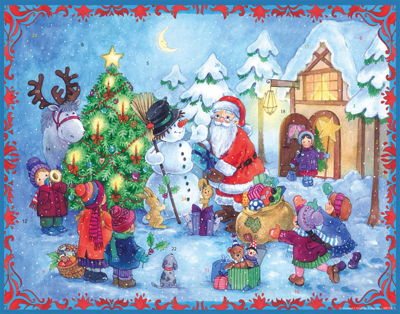 Santa's Welcome Advent Calendar - The Country Christmas Loft