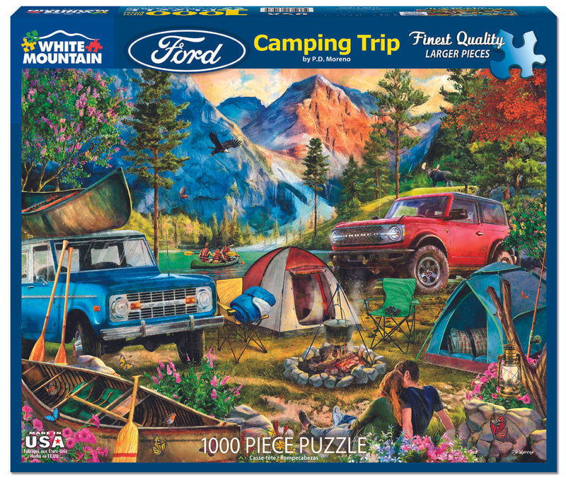 Camping Trip - 1000 Piece Jigsaw Puzzle - The Country Christmas Loft