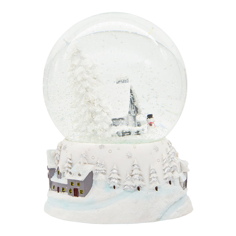 Musical Snowy House Water Globe - The Country Christmas Loft