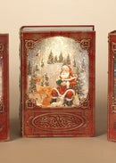 Lighted Spinning Waterglobe Book - - The Country Christmas Loft