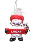 Cozy Snowman Ornament (Letters G - R) - - The Country Christmas Loft