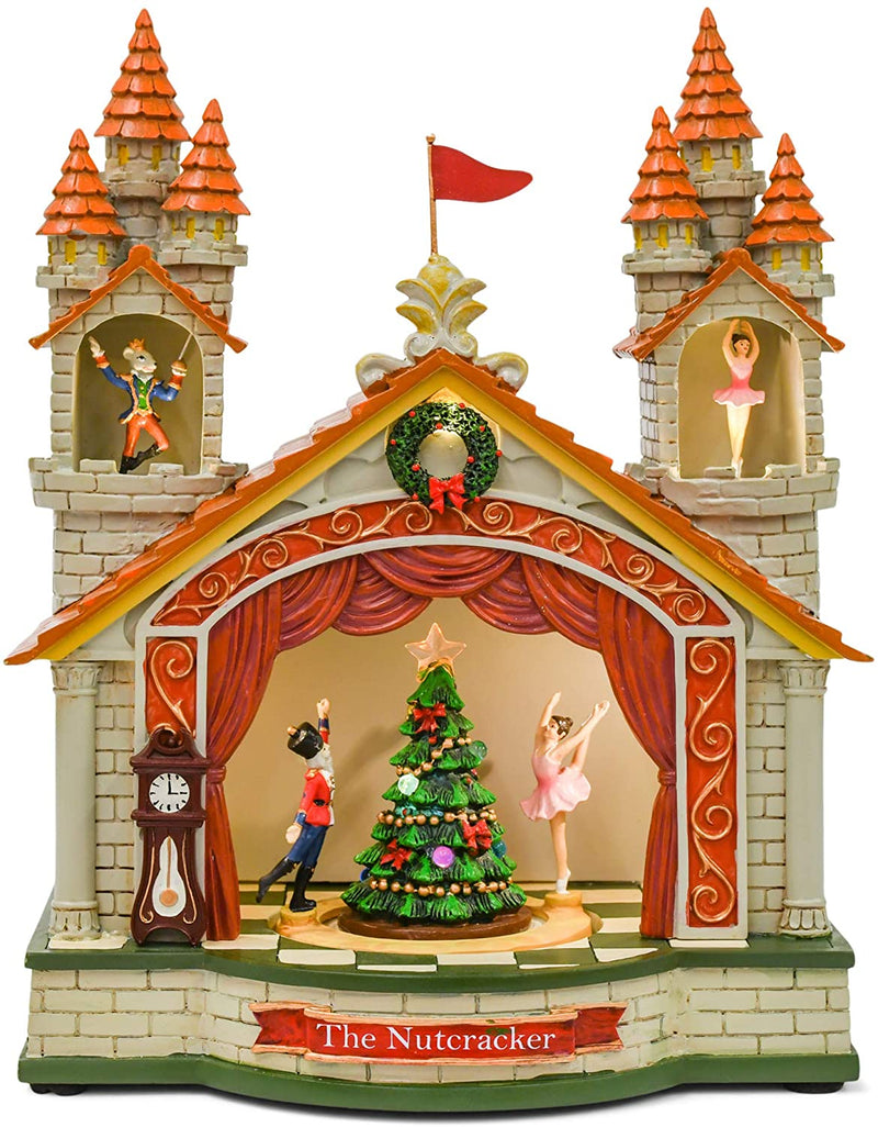 Musical LED Nutcracker Stage Diorama - The Country Christmas Loft