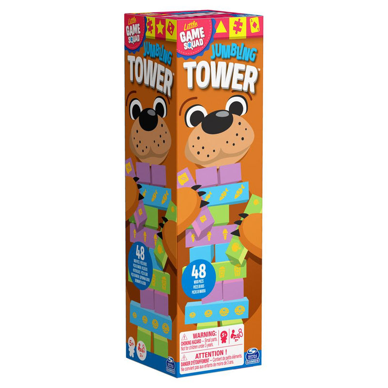 Game Squad Wood Jumbling Tower Game - The Country Christmas Loft