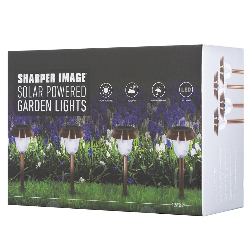 Sharper Image Solar Stake LED Light Set - Copper - The Country Christmas Loft
